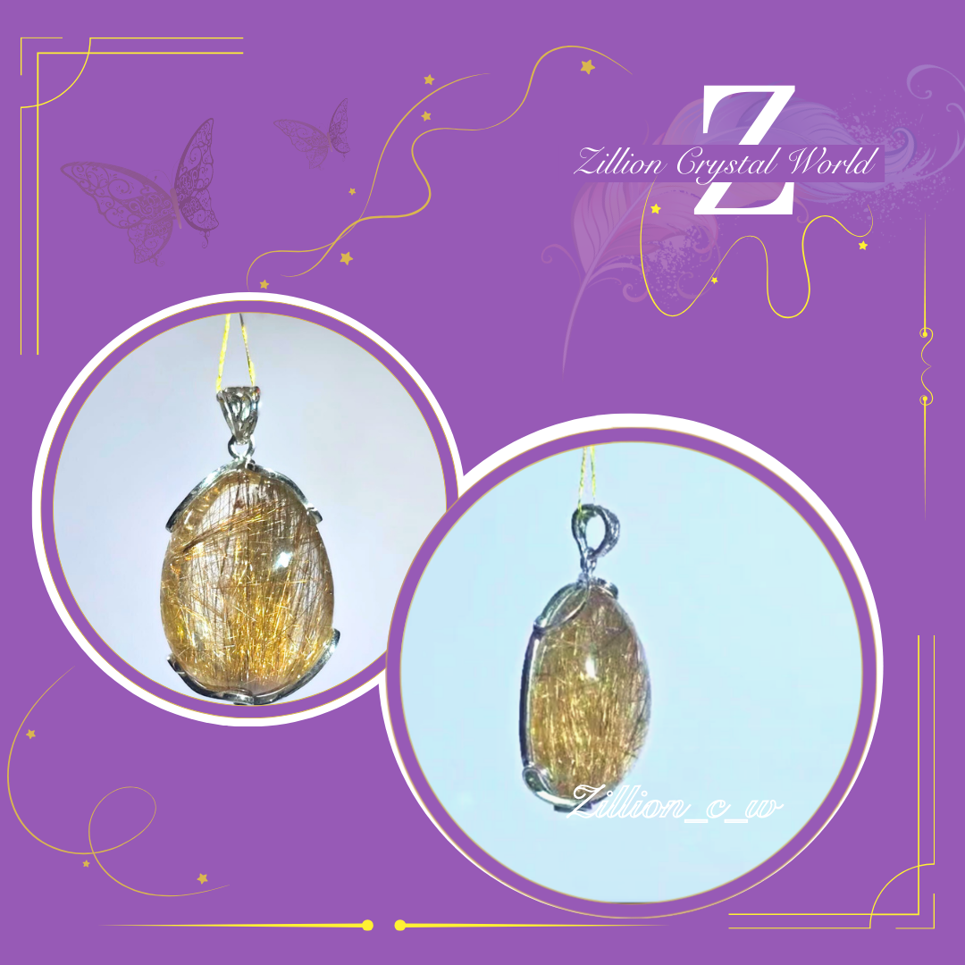 金髮晶（Golden Rutilated Quartz）